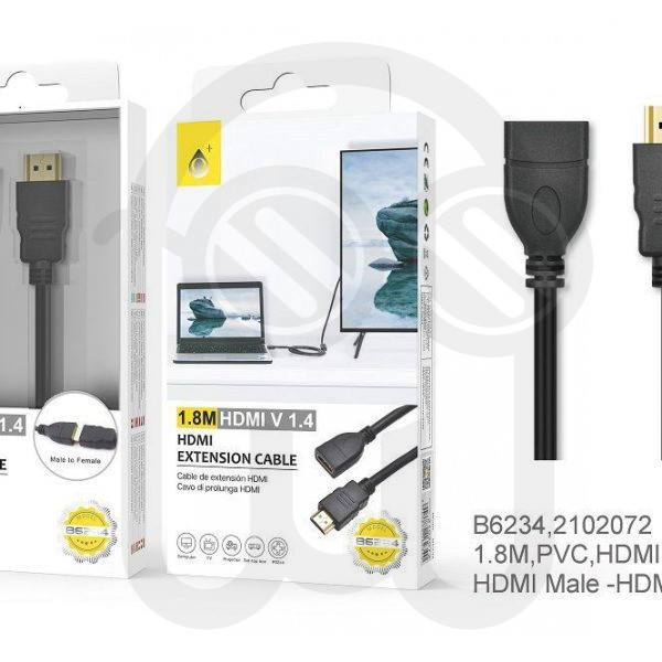 ONE PLUS 2102072 B6234 CABLE EXTENSION HDMI V1.4 M A F 1.8M