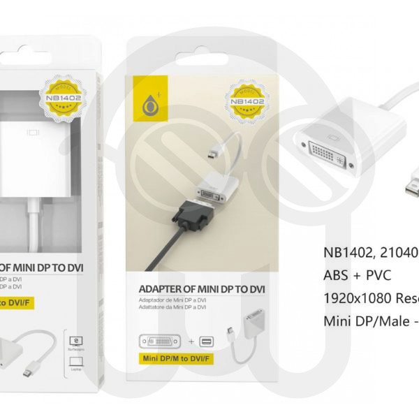 ONE PLUS 2104021 NB1402 ADAPTADOR MINI DP A DVI