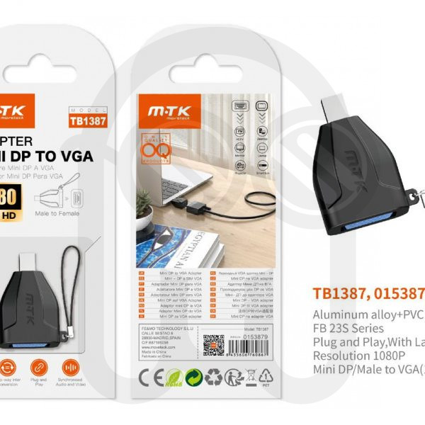 MTK 0153879 TB1387 ADAPTADOR CORREA MINI DP