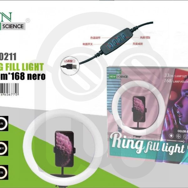 ANILLO FOTOGRAFICO DE SELFIE CON LUZ LED