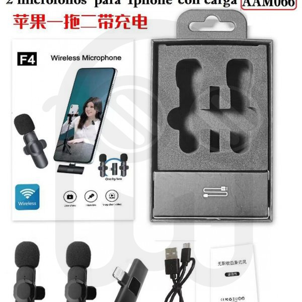 F4 AAM066 MICROFONO INALAMBRICO
