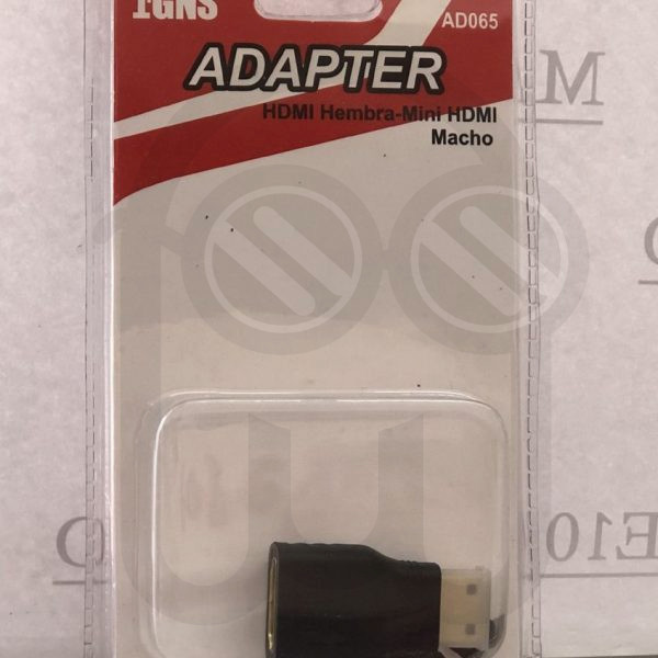 FGNS AD065 ADAPTADOR HDMI HEMBRA-MINI HDMI MACHO