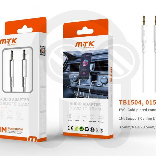 MTK 0155041 TB1504  LUXURY CABLE AUDIO 3.5MM M-M