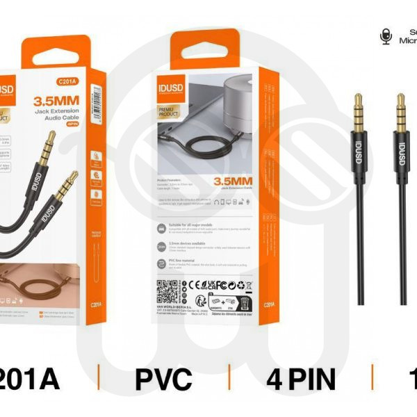 IDUSD C201A CABLE AUDIO JACK 4 PIN M/M 1M