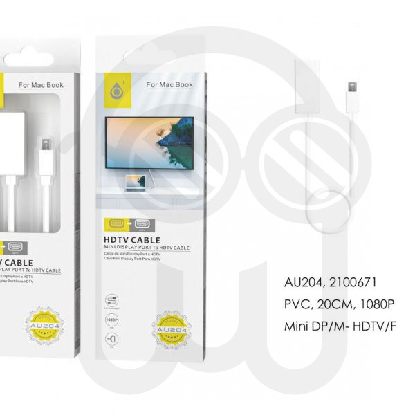 ONE PLUS 2100671 AU204 CABLE MINI DP A HDMI HEMBRA