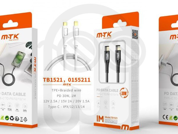 MTK 0155211 TB1521 LUXURY CABLE TYPE-C A LIGTHNING