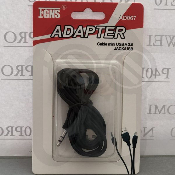 CABLE MINI USB 3.5 AJACK / USB