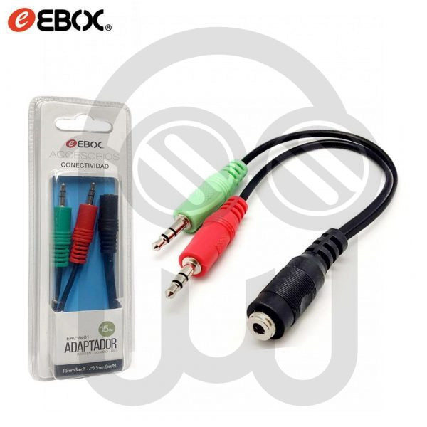 EAV-8401 ADAPTADOR JACK A 2 JACK