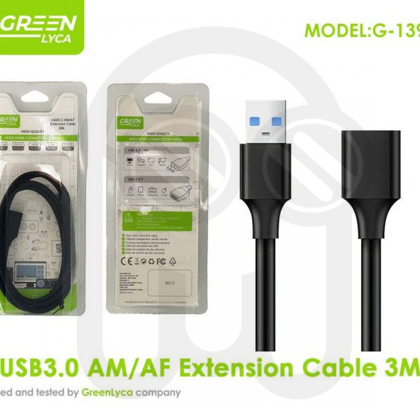 Cable USB 3.0 AM/AF 3m