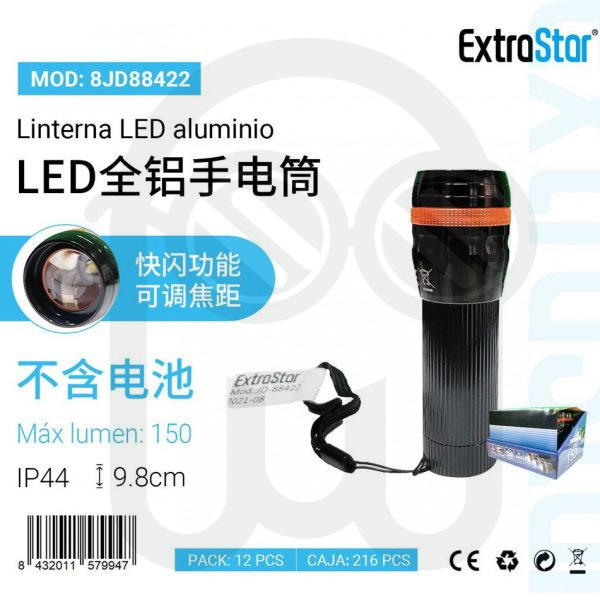 LINTERNA LED MAX 150LUMENS