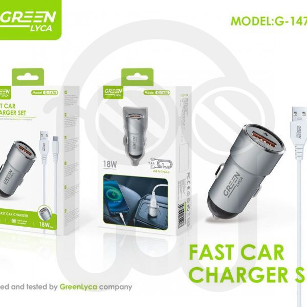 CARDADOR DE COCHE 3A USB TO TYPE-C