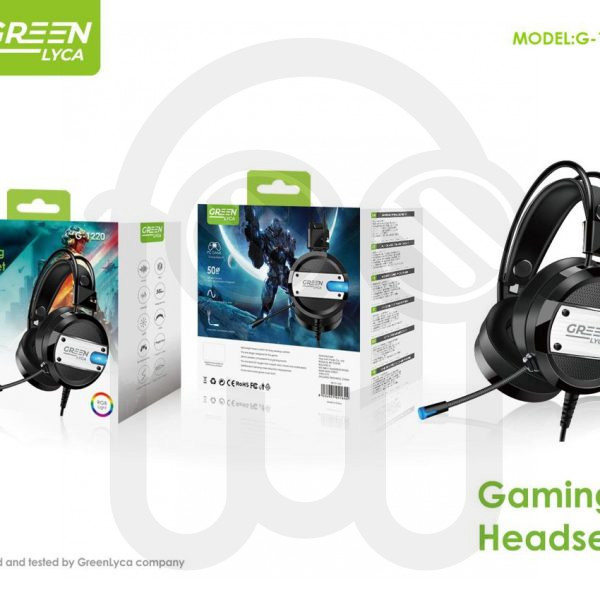 Casco para Gaming con luz RGB y microfono G-1220