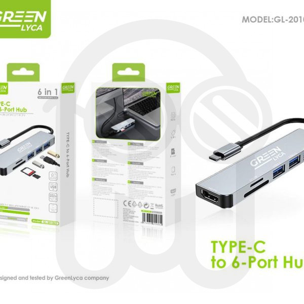 HUB Tipo-C to 6 puertos