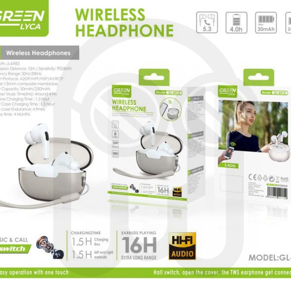 Auricular Bluetooth GL-BH12 Blanco