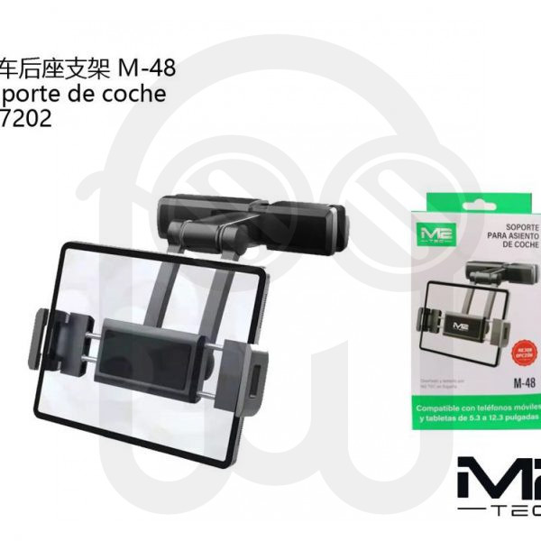 Soporte de tablet y movil para asiento de coche