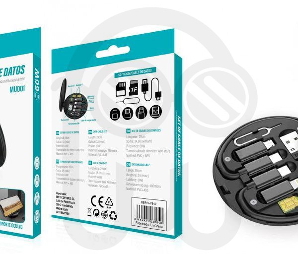 Set de cable de datos 5 en 1