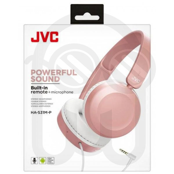 JVC Auriculares de diadema JVC HA-S31M-Rosa