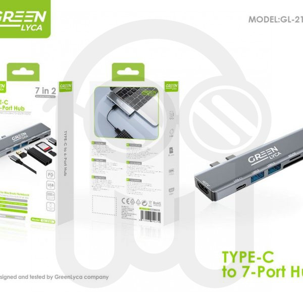 HUB Tipo C a 7 puertos