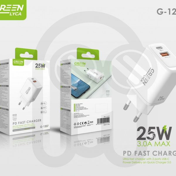 CARGADOR PD 25W QC3.0  18W