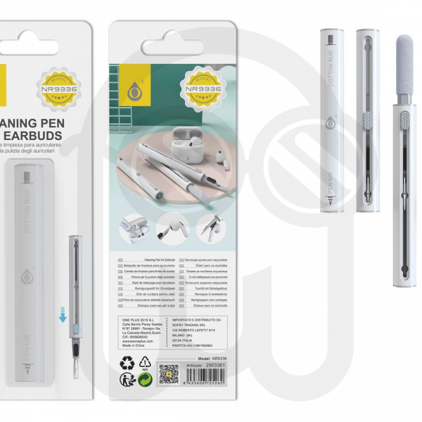 Lápiz, cepillo limpiador multiuso portátil