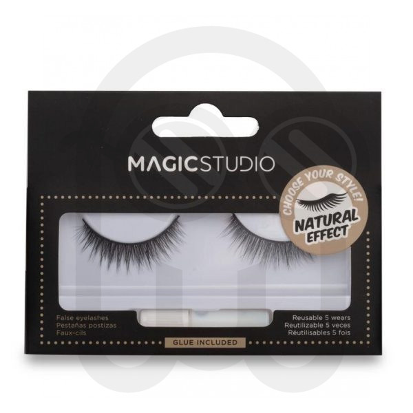 MAGIC STUDIO VEGAN FAUX MINK EYELASHES NATURAL