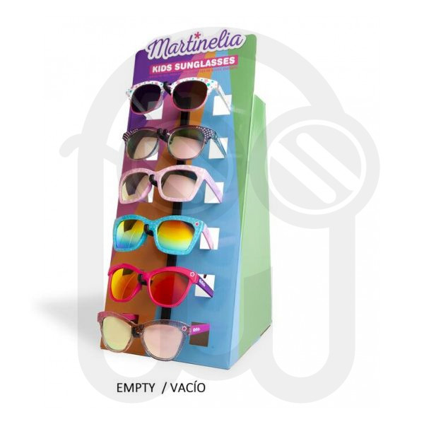 MARTINELIA SUNGLASSES COLORFUL EMPTY DISPLAY