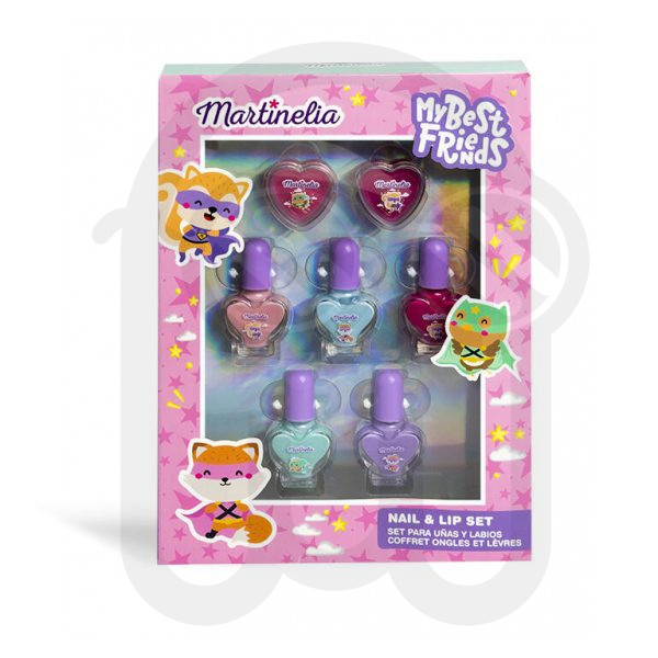 MARTINELIA MY BEST FRIENDS NAILS & LIPS SET