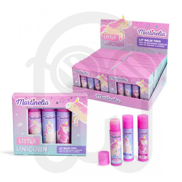 MARTINELIA LITTLE UNICORN LIP BALM TRIO