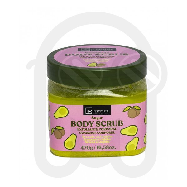 IDC INST. AVOCADO&JOJOBA OIL SUGAR BODY SCRUB 470g