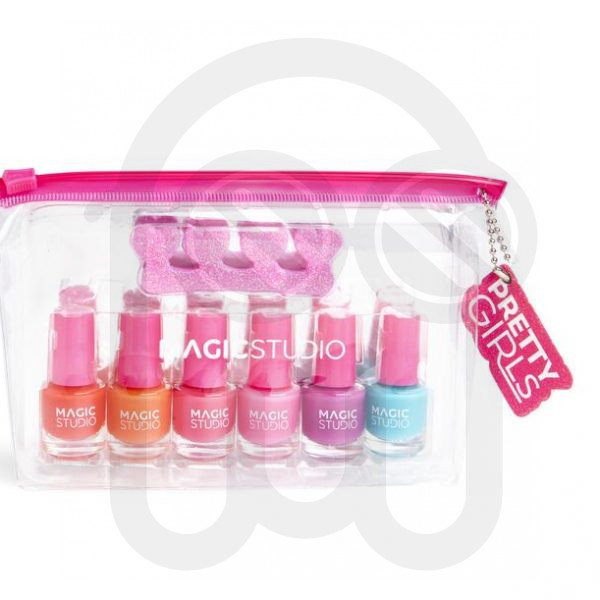 MAGIC STUDIO PRETTY GIRLS COMPLETE NAIL POLISH SET
