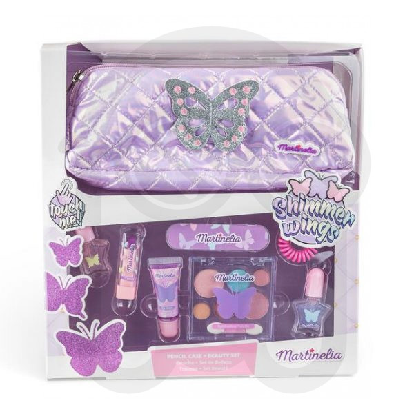 MARTINELIA SHIMMER WINGS PENCIL CASE & BEAUTY SET