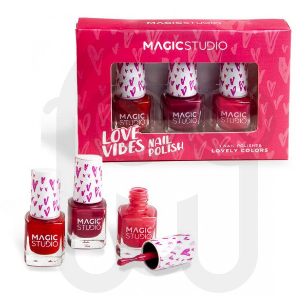 MAGIC STUDIO LOVE VIBES 3 NAIL POLISHES