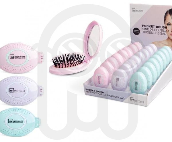 IDC INSTITUTE POCKET MIRROR WITH COMB