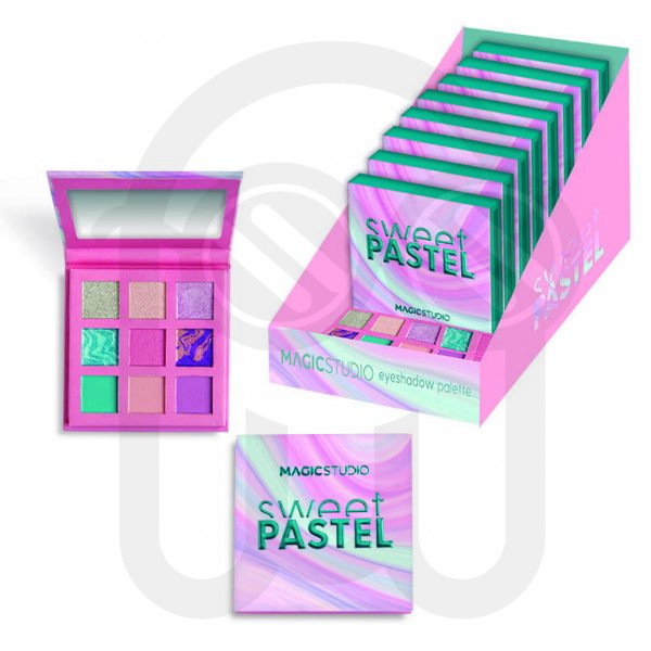 MAGIC STUDIO SWEET PASTEL EYESHADOW PALETTE 9 C