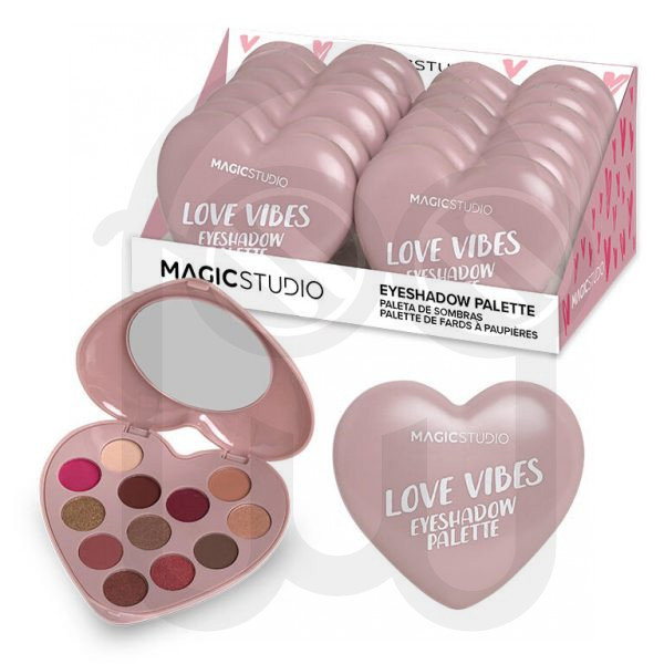 MAGIC STUDIO LOVEVIBES HEART EYESHADOW PALETTE 12C