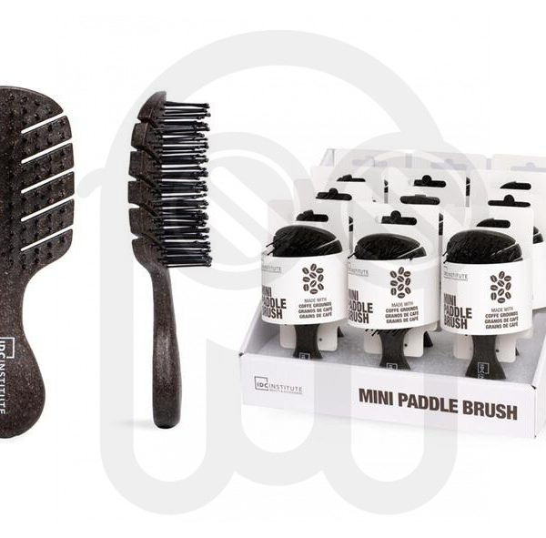 IDC INSTITUTE MINI PADDLE BRUSH BIO-BASED COFFEE