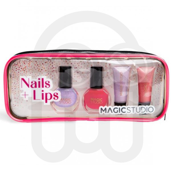 MAGIC STUDIO COLORFUL NAILS AND LIPS WALLET
