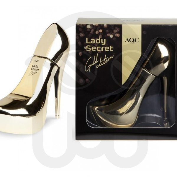 AQC FRAGRANCES LADY SECRET GOLD SHOE 100ml