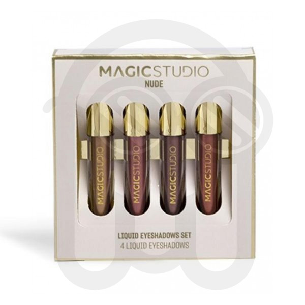MAGIC STUDIO NUDE 4 PCS LIQUID EYESHADOWS SET