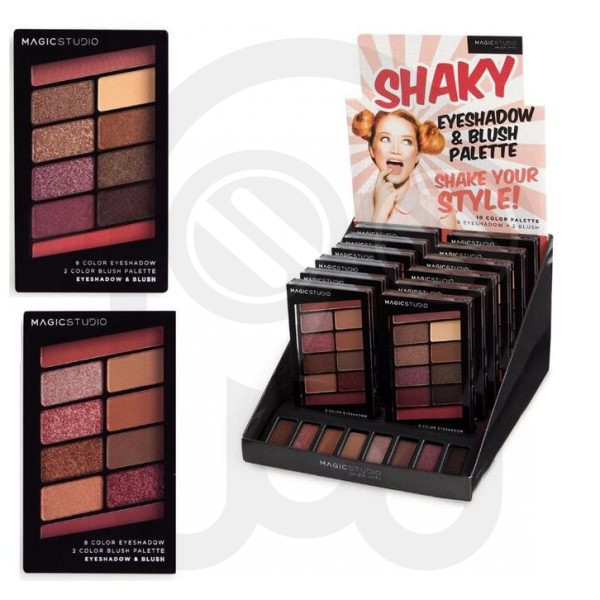 MAGIC STUDIO SHAKY EYESHADOW&BLUSH PALETTE