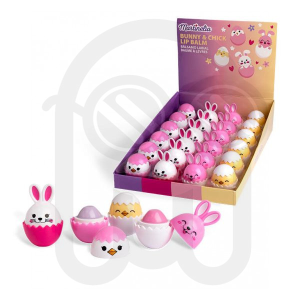 MARTINELIA BOUNCY BUNNY AND LOVELY CHICK LIP BALM