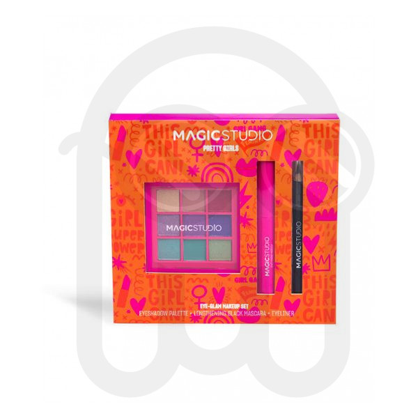 MAGIC STUDIO PRETTY GIRLS EYE-GLAM MAKEUP SET
