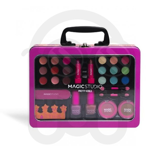 MAGIC STUDIO PRETTY GIRLS MAKEUP & NAILS CASE