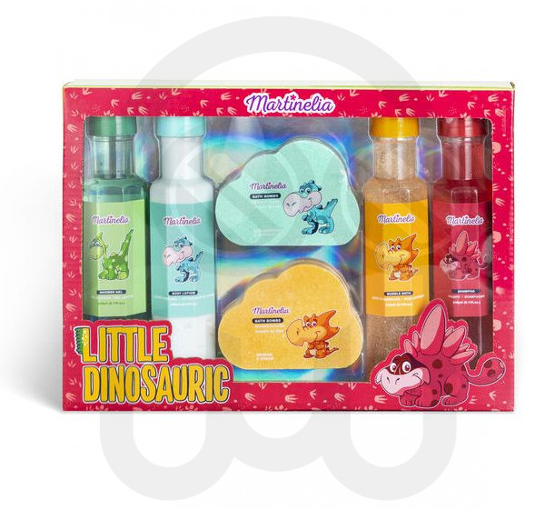 MARTINELIA LITTLE DINOSAURIC COMPLETE BATH SET