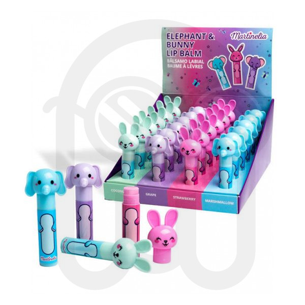 MARTINELIA WORLD ELEPHANT & BUNNY LIP BALM