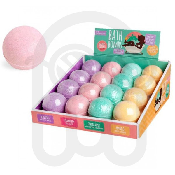 IDC INSTITUTE BATH BOMBS 95GR ASSORTED COLORS