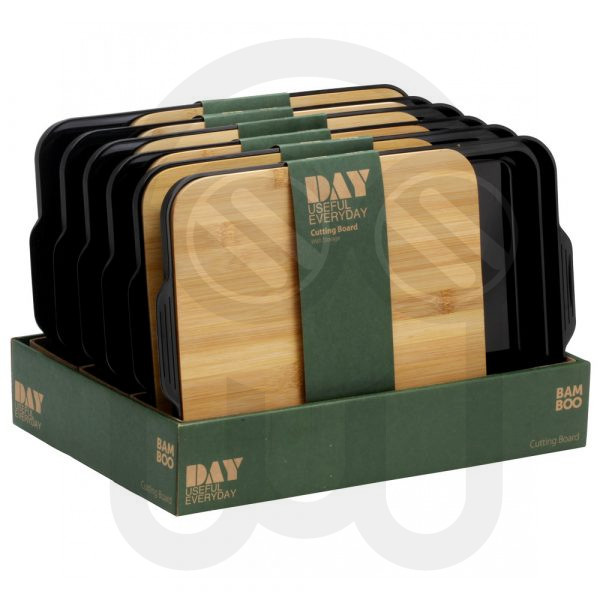 TABLA CORTAR C/BANDEJA NEGRA