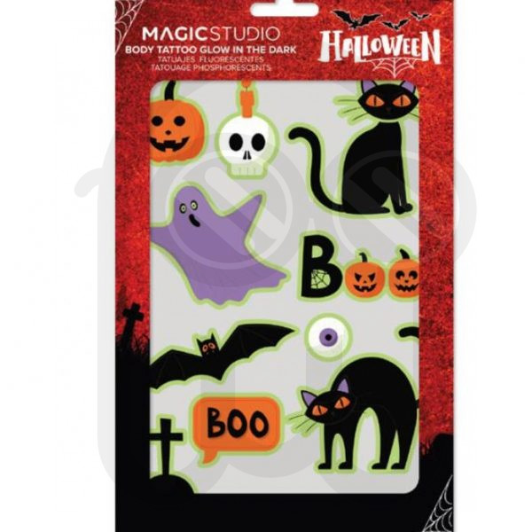 MAGIC STUDIO HALLOWEEN TATOO STICKER GLITTER