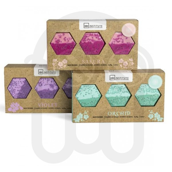IDC INSTITUTE ZEN BATH BOMBS TABLETS 3 x35g