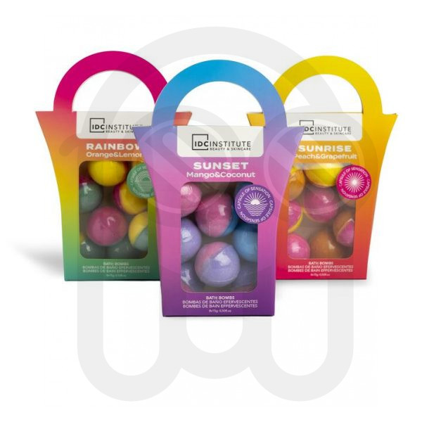 IDC INSTITUTE COCKTAIL BATH BOMBS BAG 8 x15g